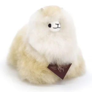 Inkari  – Alpaka Kuscheltier Mini (15 cm) - Vanilla