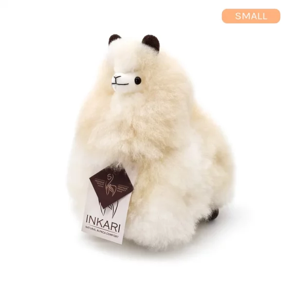 Inkari  – Alpaka Kuscheltier Small (23 cm) - Sahara