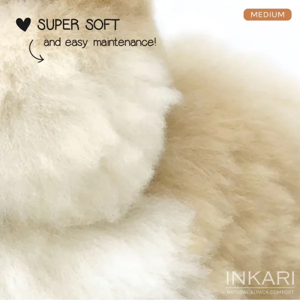 Inkari  – Alpaka Kuscheltier Medium (32 cm) - Sahara – Bild 6