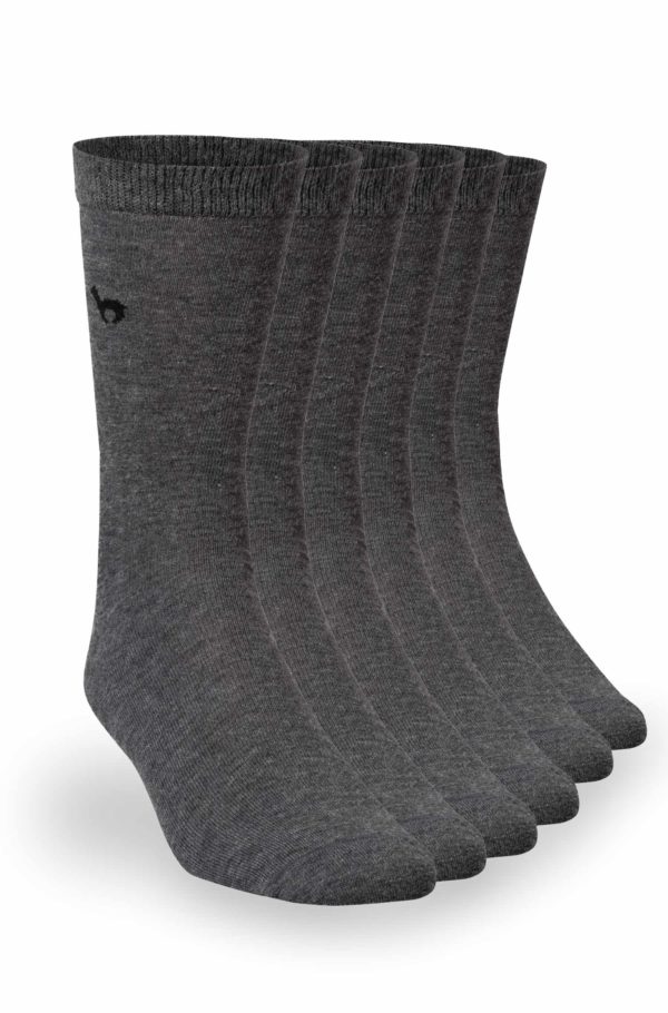 Alpaka Socken BUSINESS grau – Bild 3