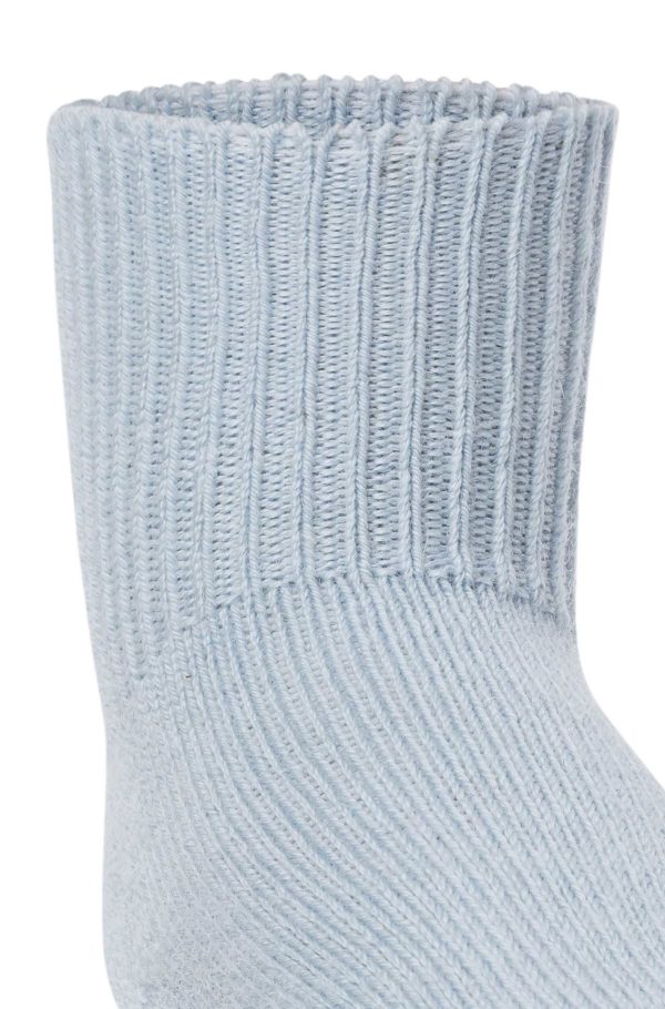 Alpaka Socken Baby - Baby-blau – Bild 5