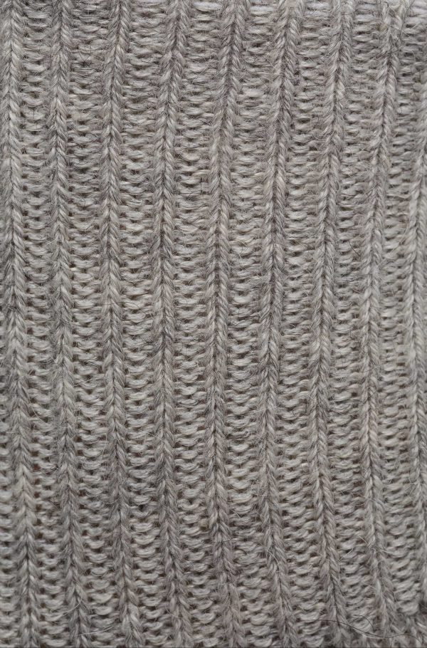 Alpaka Socken Baby - Silbergrau – Bild 4