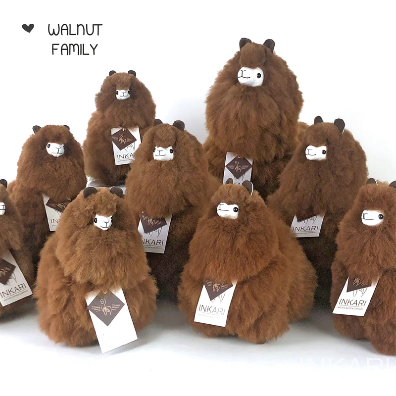 Inkari – Alpaka Kuscheltier Large 50cm - Walnut - Image 4