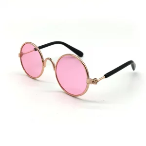 Alpaka Brille - Rund Flower Power