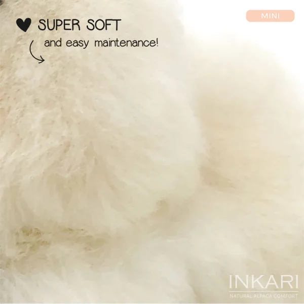 Inkari  – Alpaka Kuscheltier Mini (15 cm) - Sahara – Bild 5