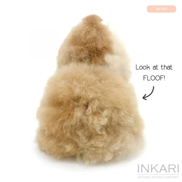 Inkari  – Alpaka Kuscheltier Mini (15 cm) - Sandstone – Bild 7