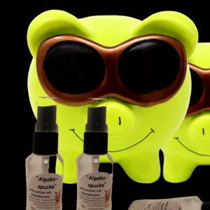 Reinigungsmittel zum Reinigen ihrer Brille "Alpaka-Spucke"