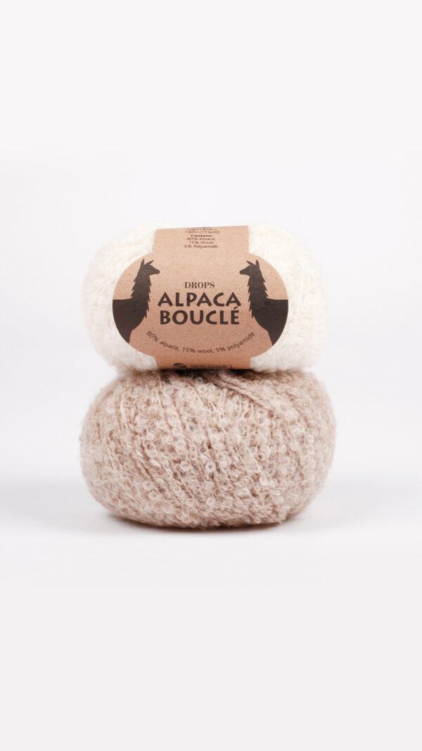 DROPS Alpaca Bouclé -  8903 schwarz uni colour – Bild 2