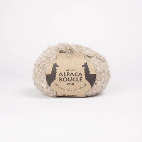 DROPS Alpaca Bouclé -  8903 schwarz uni colour – Bild 6