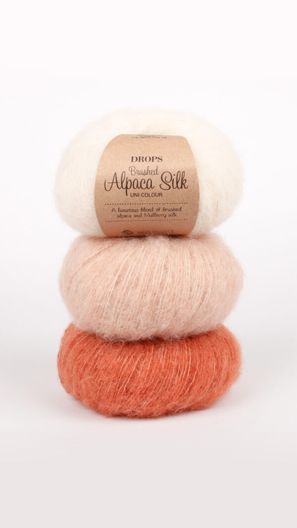 DROPS Brushed Alpaca Silk - 19 curry uni colour – Bild 3