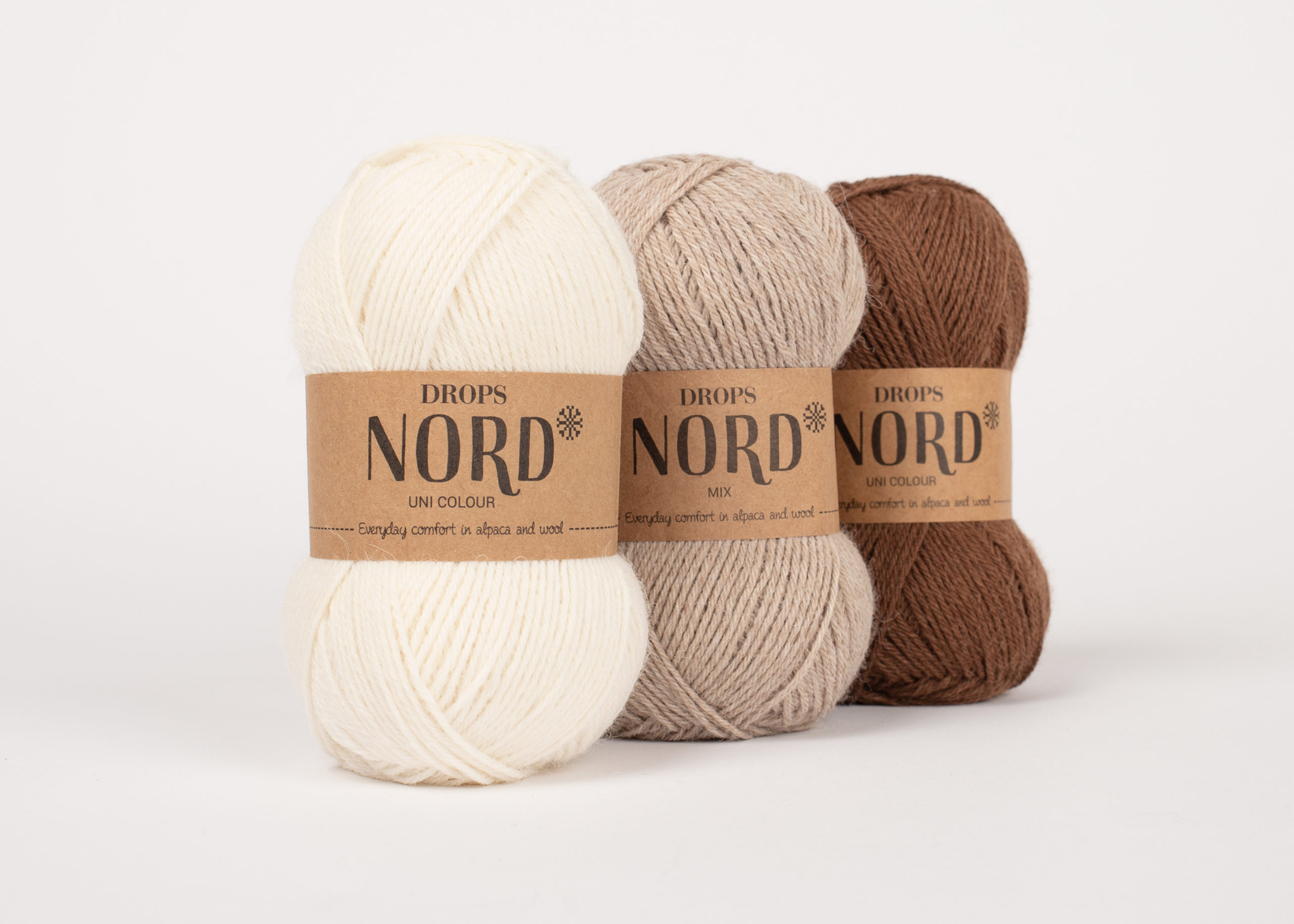 DROPS Nord - 27 light peach uni colour – Bild 2