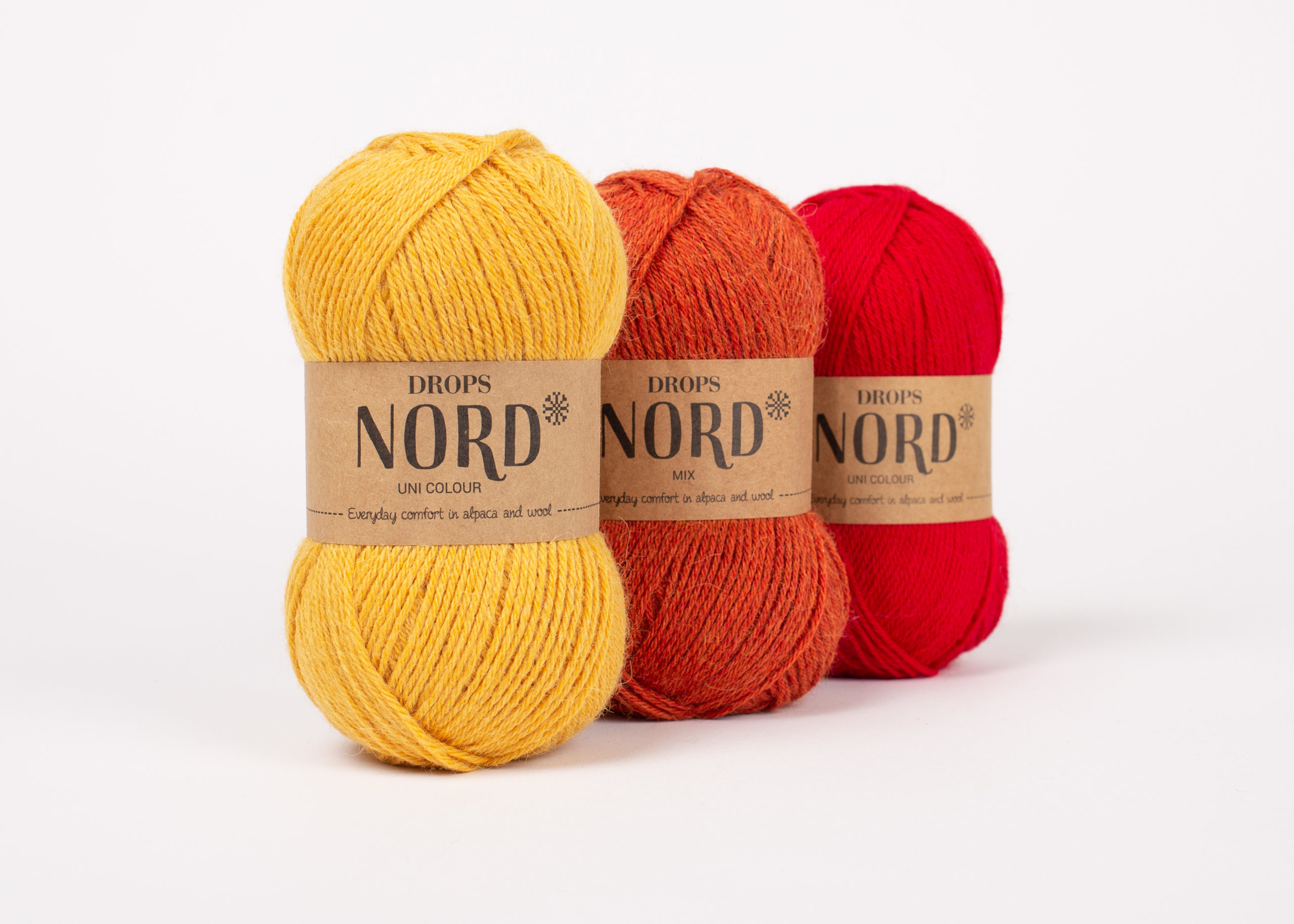 DROPS Nord - 27 light peach uni colour – Bild 6