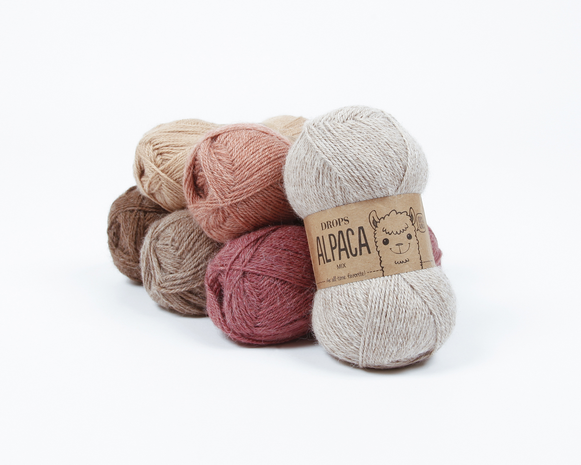 Drops Alpaca (100%) - 7323 meeresnebel mix – Bild 4