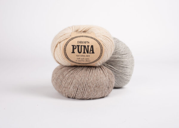 DROPS Puna - Weiches reines Alpaka Garn - 01 natur natural – Bild 2