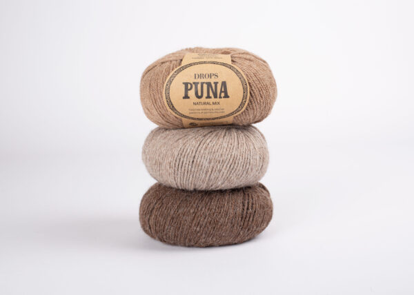 DROPS Puna - Weiches reines Alpaka Garn - 01 natur natural – Bild 4