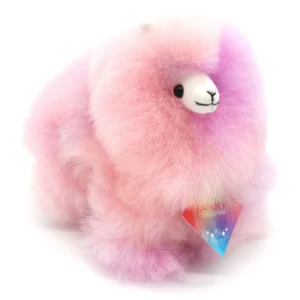 Inkari  – Alpaka Kuscheltier Mini (15 cm) - Rainbow Lotus