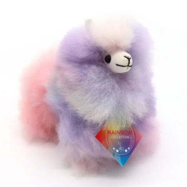 Inkari  – Alpaka Kuscheltier Mini (15 cm) - Rainbow Galaxy – Bild 4