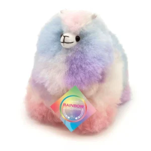 Inkari  – Alpaka Kuscheltier Mini (15 cm) - Rainbow Galaxy
