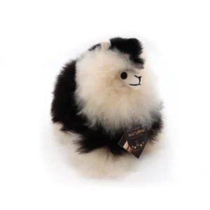 Inkari  – Alpaka Kuscheltier Mini (15 cm) - Espresso