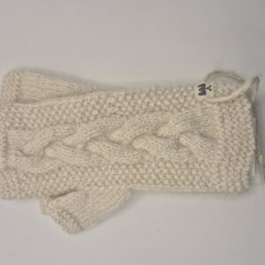 Pulswärmer/fingerl. miton ECO - weiß/white ec