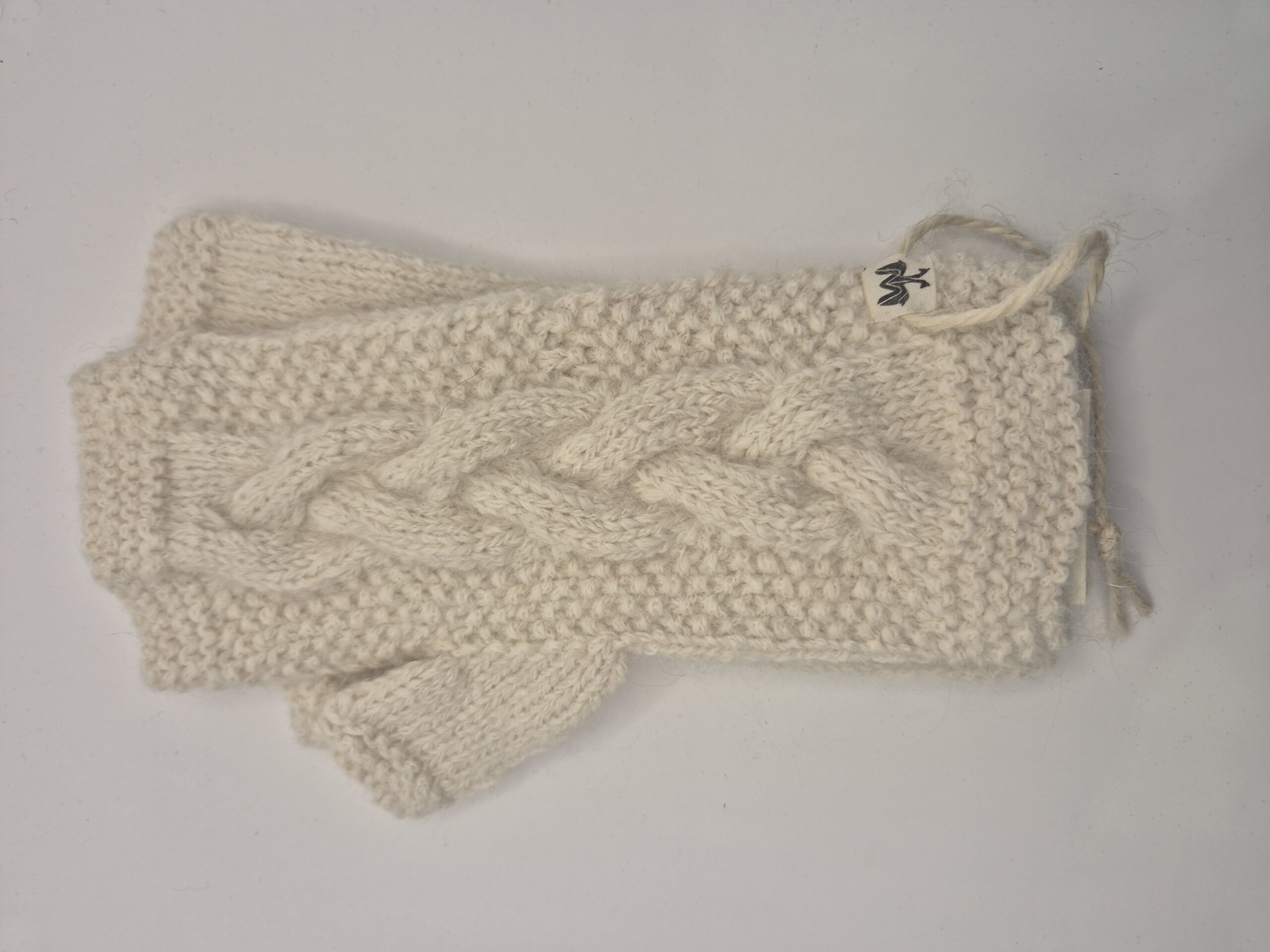 Pulswärmer/fingerl. miton ECO - weiß/white ec – Bild 2