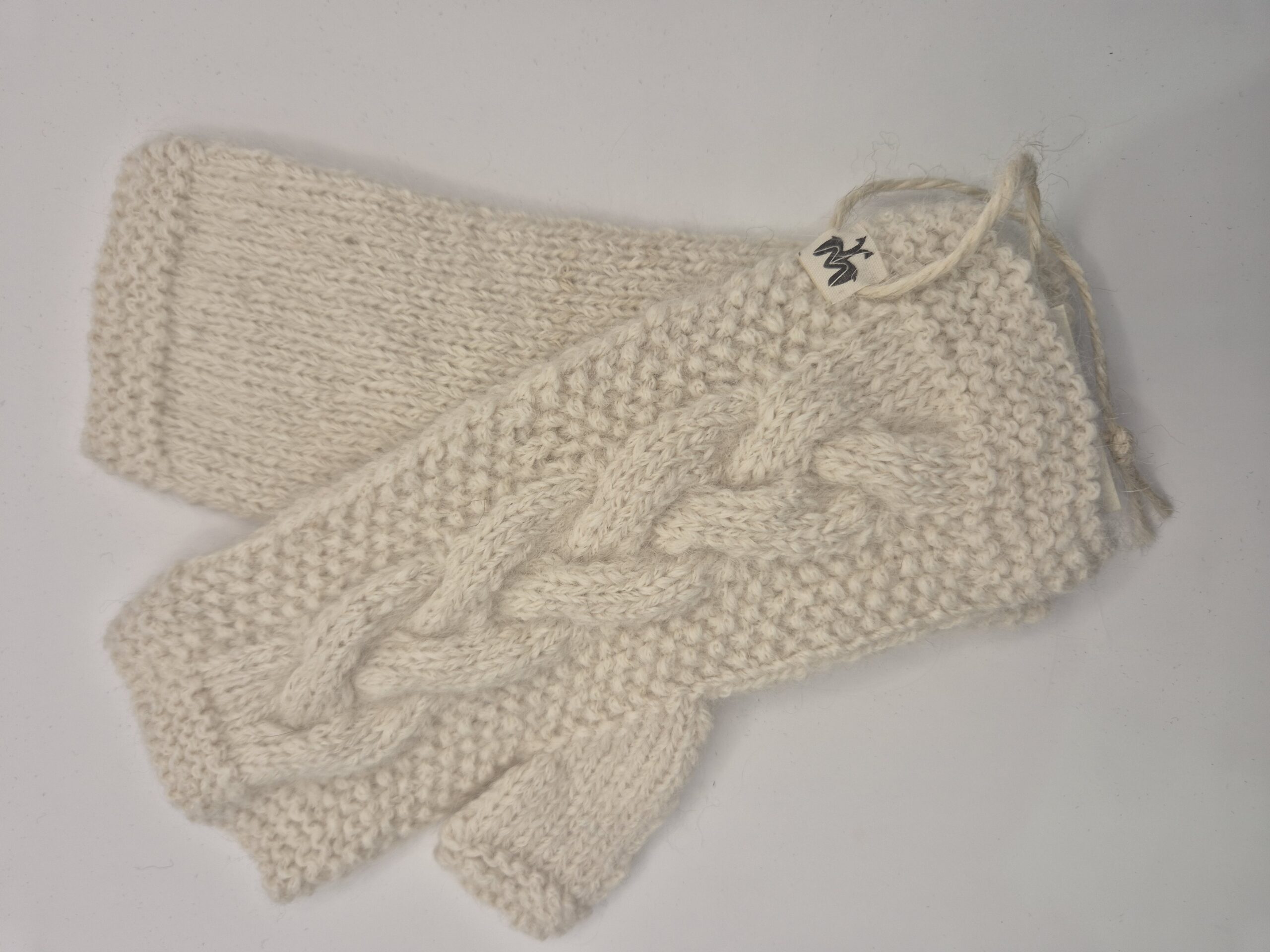 Pulswärmer/fingerl. miton ECO - weiß/white ec – Bild 3