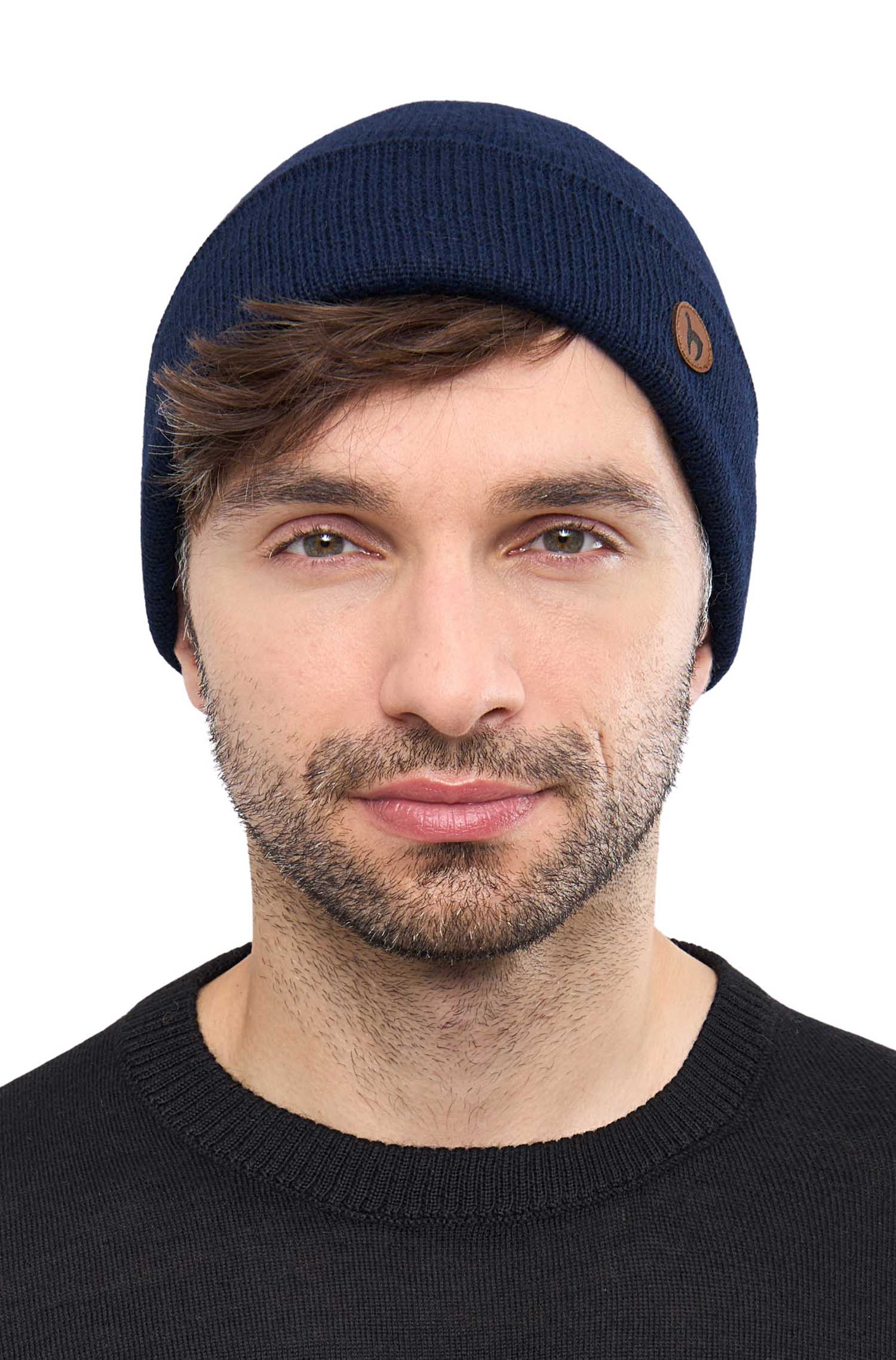 Alpaka Mütze BARK marineblau – Bild 4