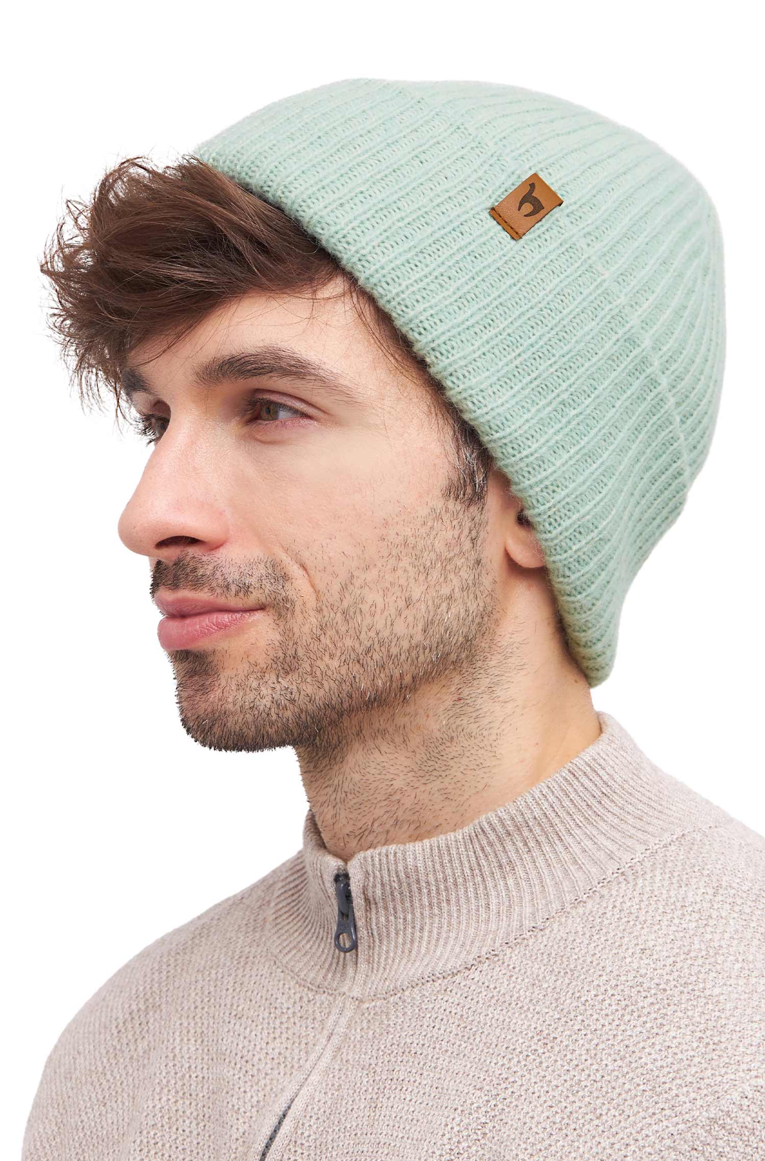 Alpaka MÜTZE PACA seafoam – Bild 3