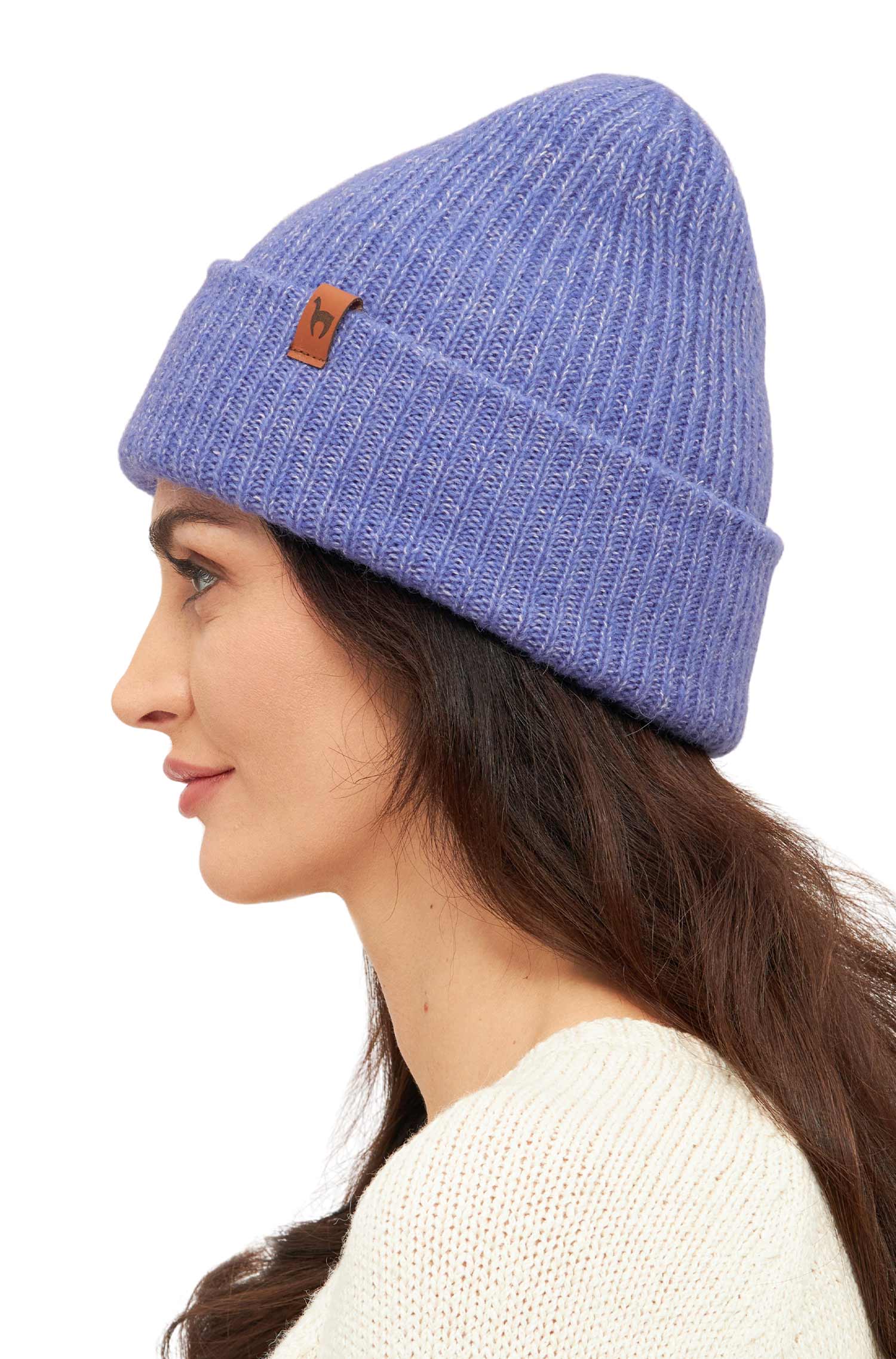 Alpaka MÜTZE PACA kornblume – Bild 10