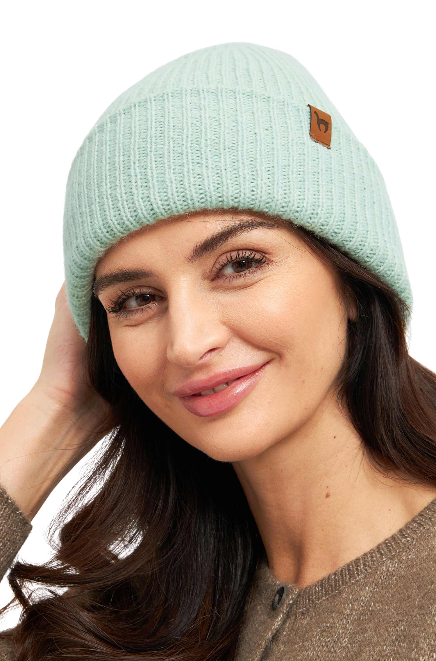 Alpaka MÜTZE PACA seafoam – Bild 7