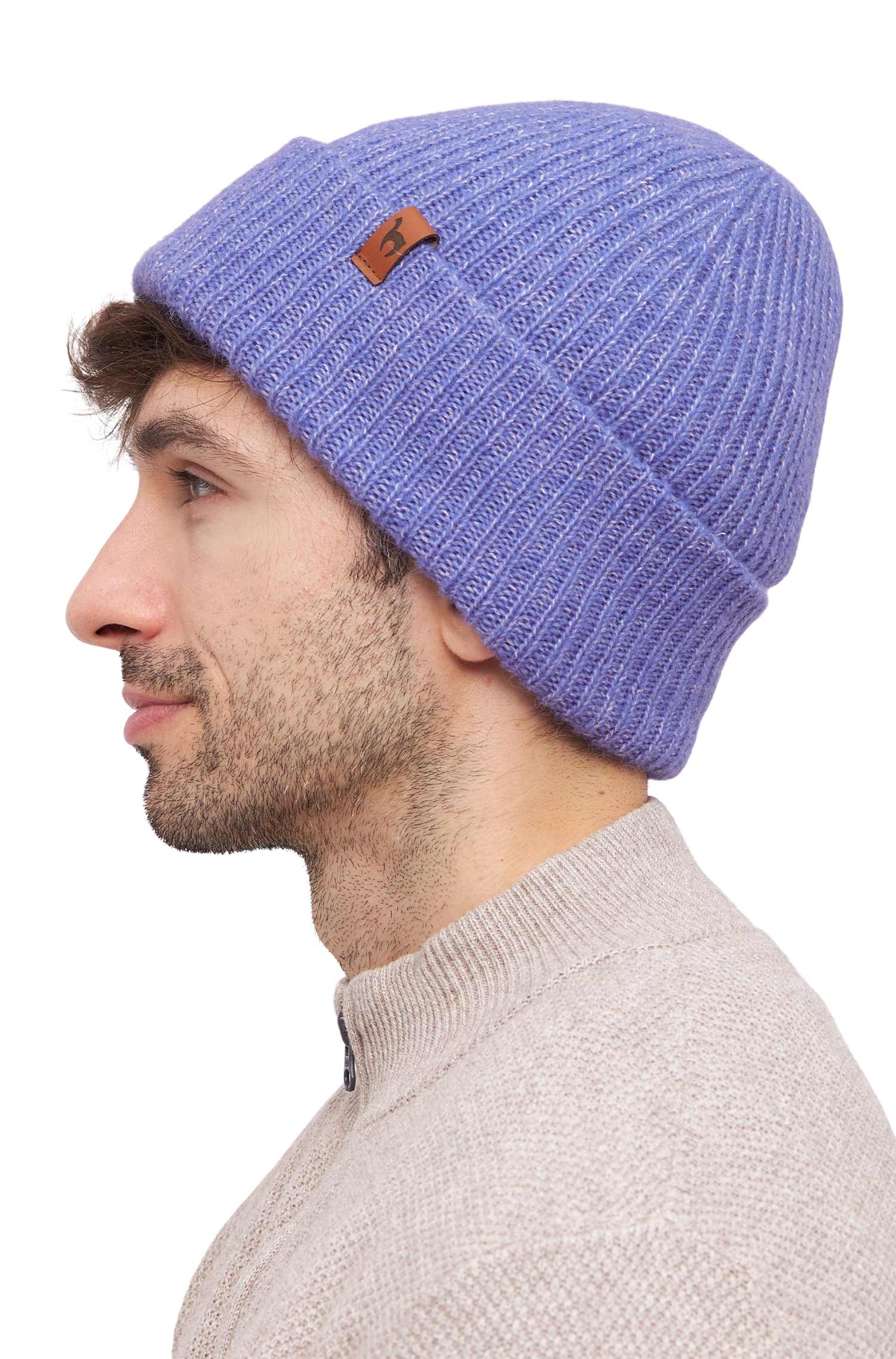 Alpaka MÜTZE PACA kornblume – Bild 6