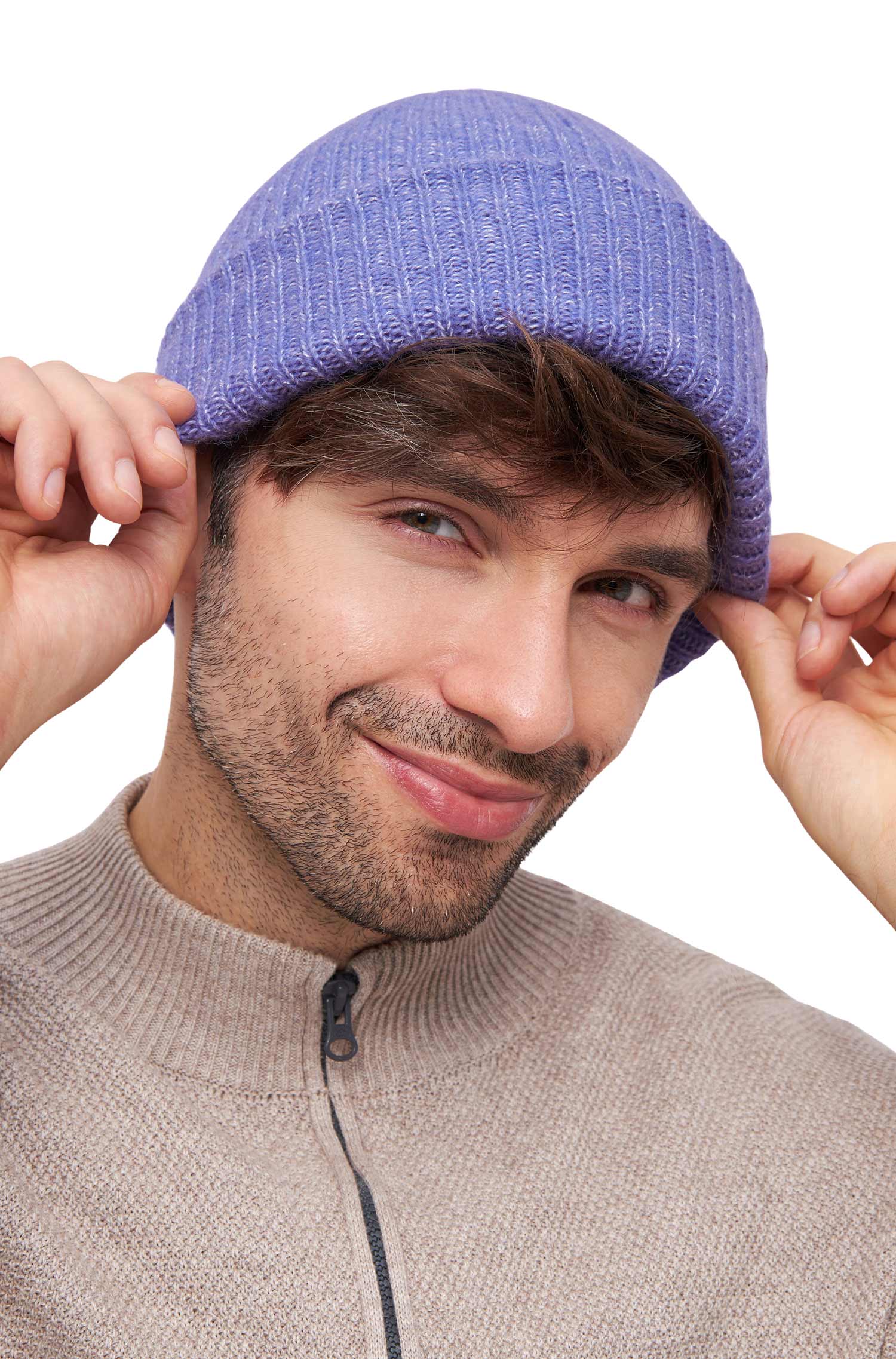 Alpaka MÜTZE PACA kornblume – Bild 3