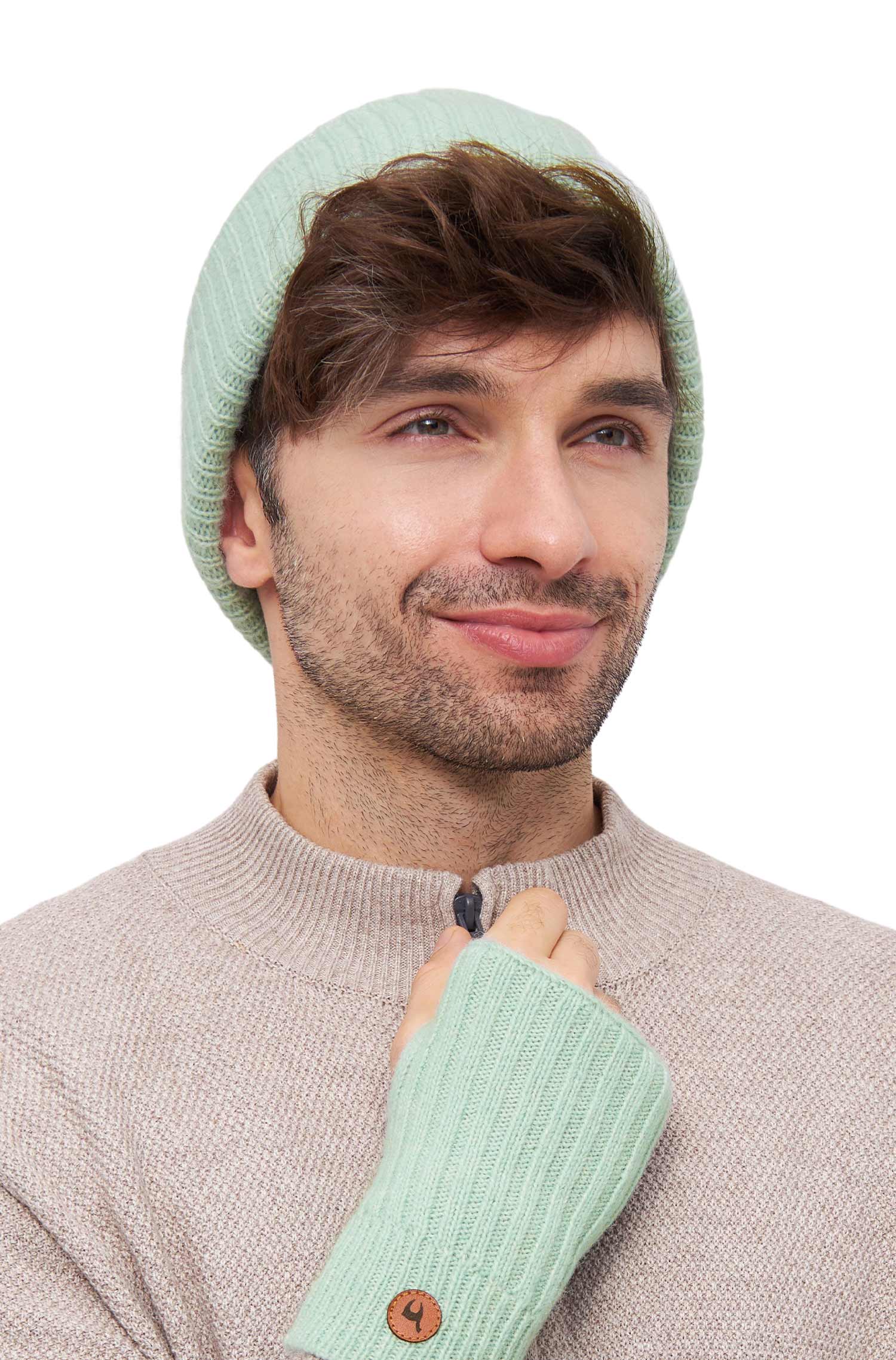 Alpaka MÜTZE PACA seafoam – Bild 12