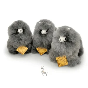 Inkari  – Alpaka Kuscheltier Mini (15 cm) - Wolf