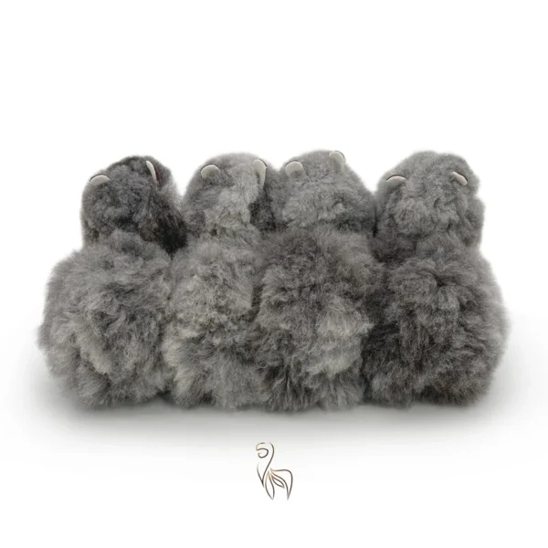 Inkari  – Alpaka Kuscheltier Small (23 cm) - Wolf – Bild 2
