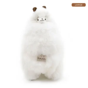 Inkari - Alpaka Kuscheltier Large 50cm - Ivory White