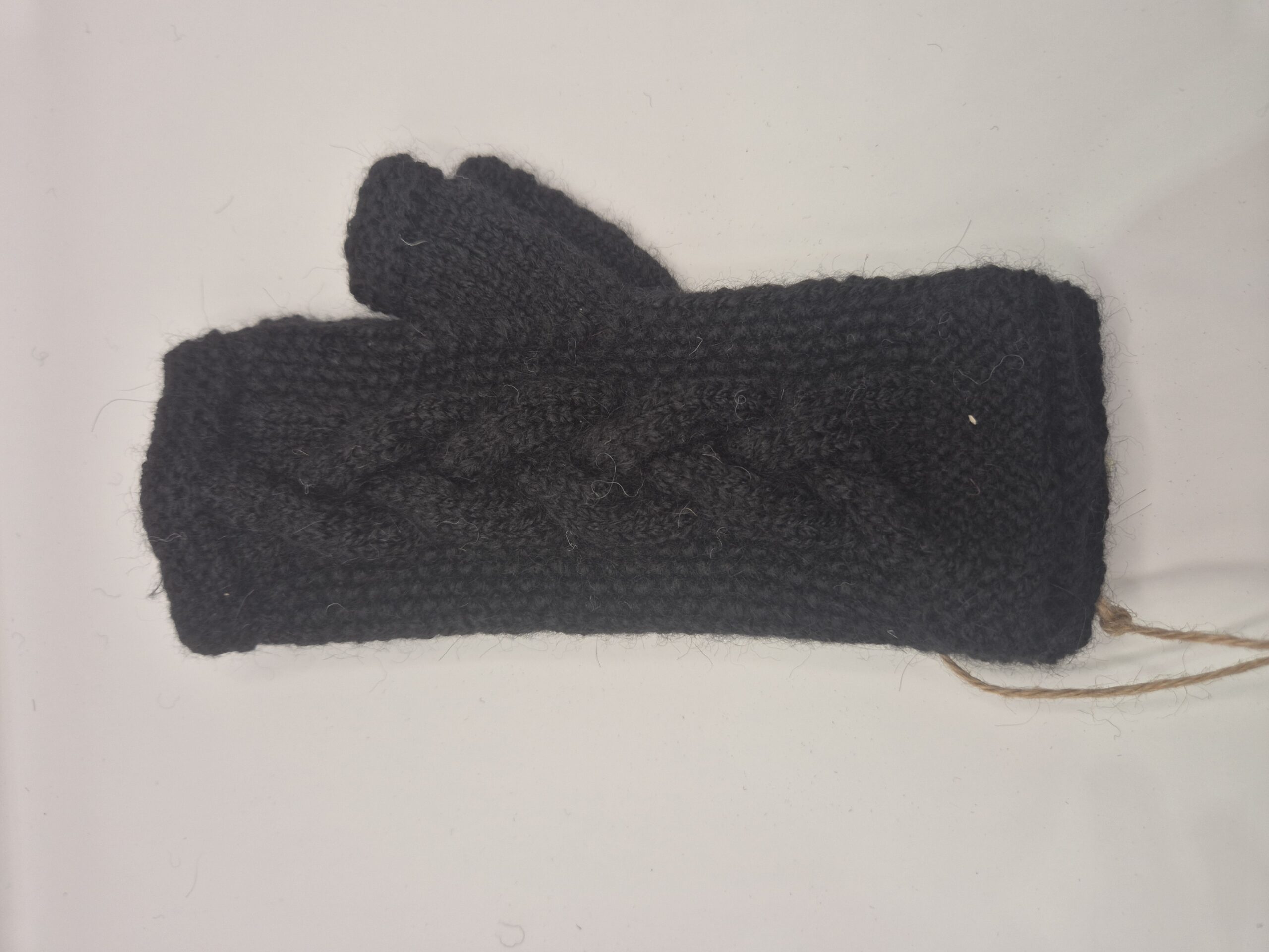 Pulswärmer/fingerl. miton ECO - schwarz/black – Bild 3