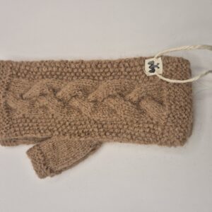 Pulswärmer/fingerl. miton ECO – braun/brown eco