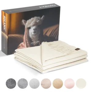 Alpaca Decke - Elegante - Ivory