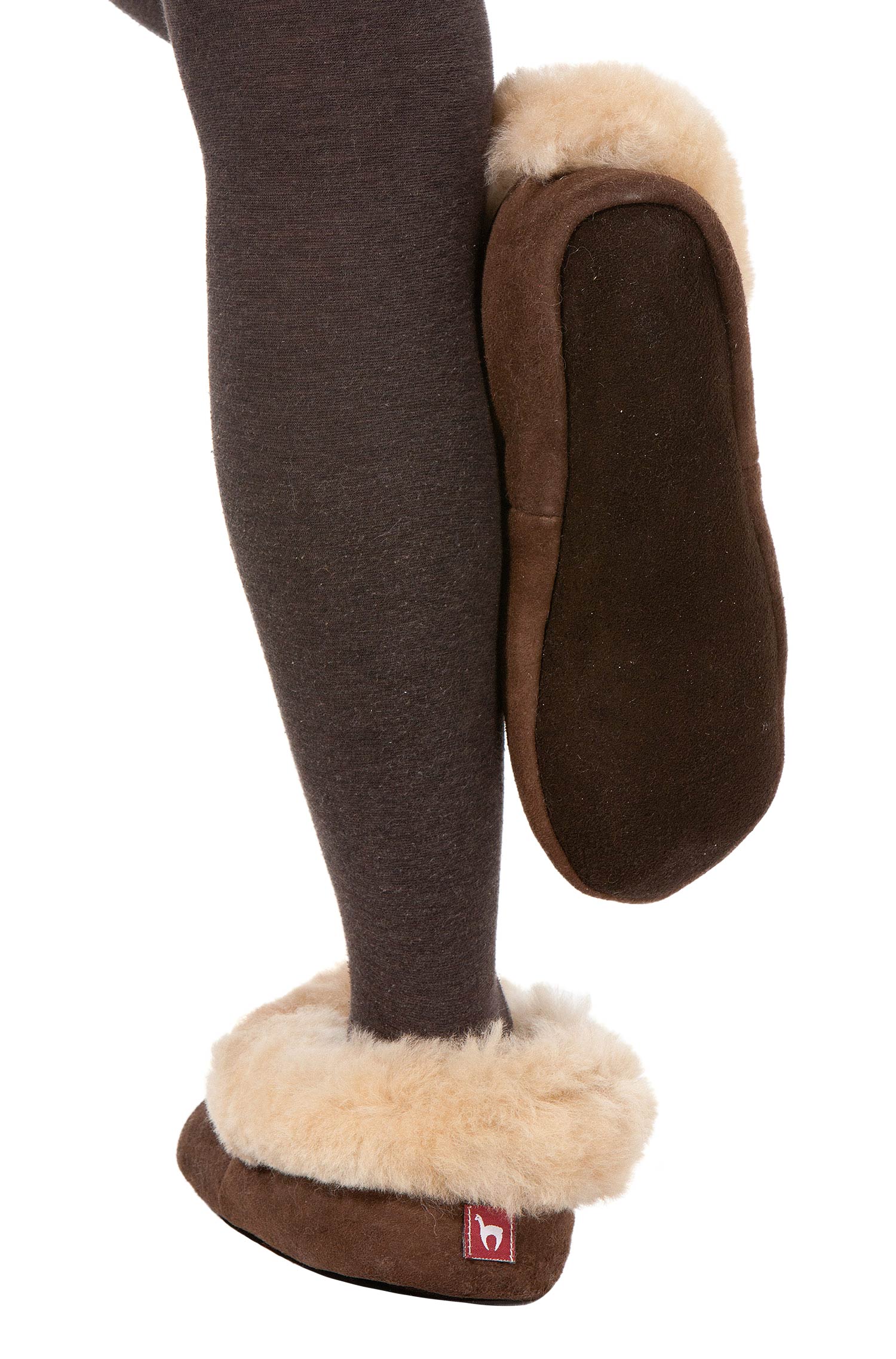 Alpaka Fellpantoffeln – Bild 5