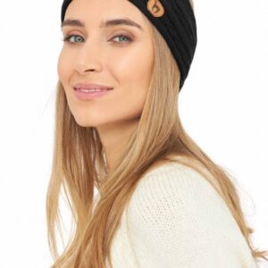 Alpaka Stirnband SUAVE - Schwarz