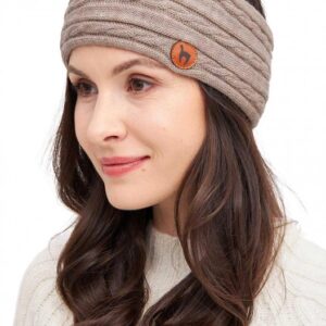 Alpaka Stirnband SUAVE - Sand