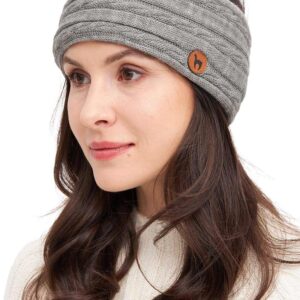 Alpaka Stirnband SUAVE - Silber