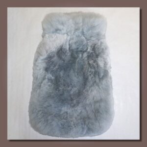 Alpakafell-Wärmflaschenbezug PREMIUM-grau