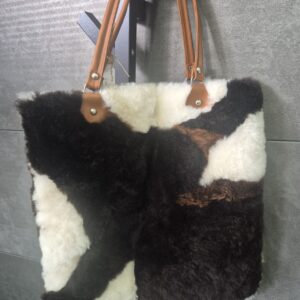 Alpaca Big Bag braun/weiB