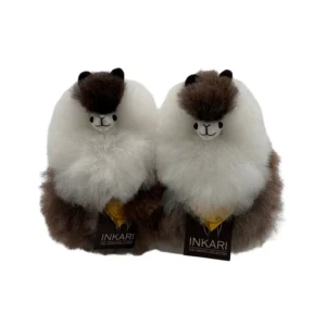 Inkari – Alpaka Kuscheltier Small (23 cm) – Brown Glacier