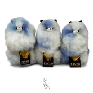 Inkari – Alpaka Kuscheltier Small (23 cm) – Violet Cloud