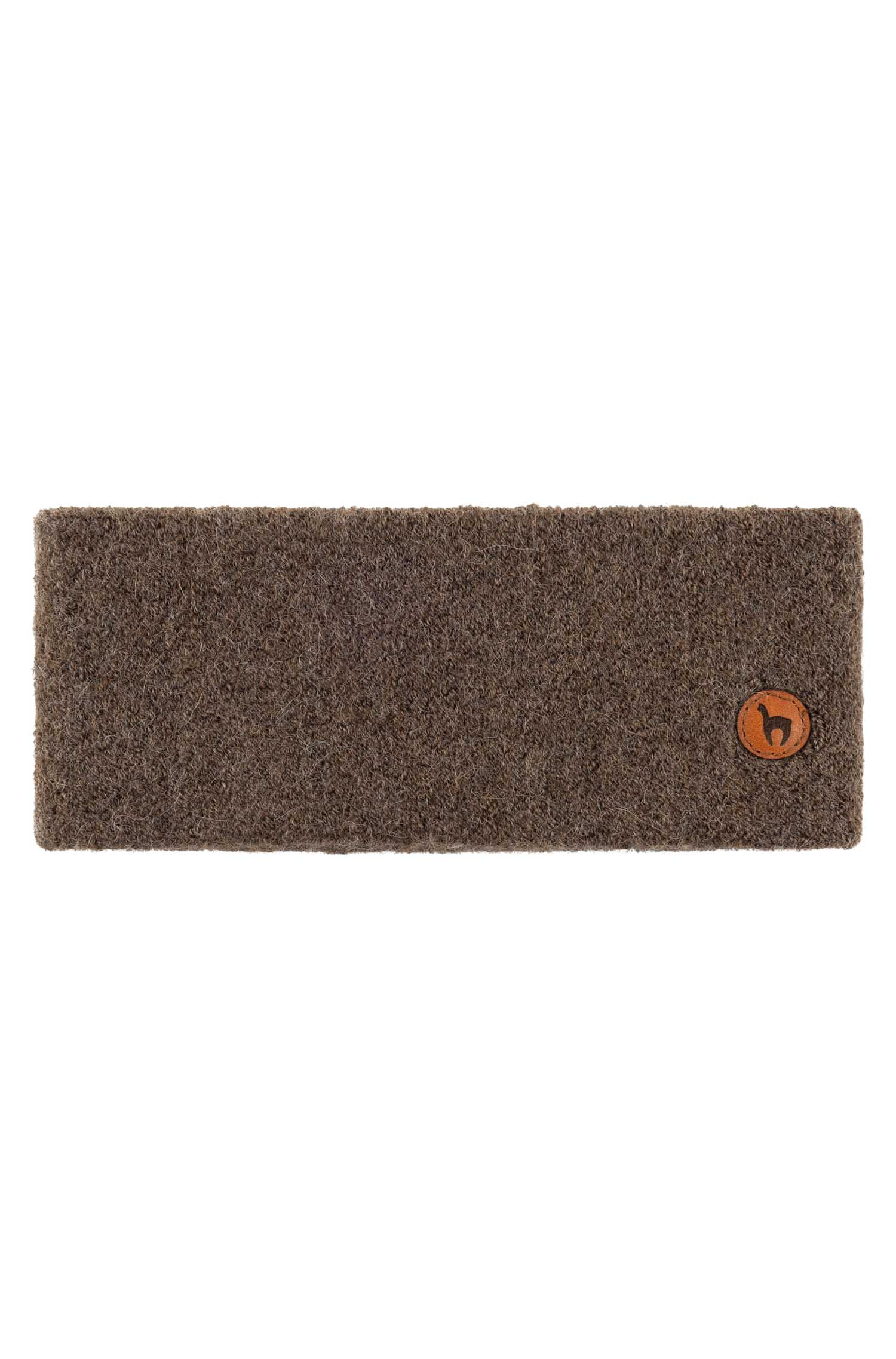 Alpaka Stirnband STRETCH - kakao – Bild 8