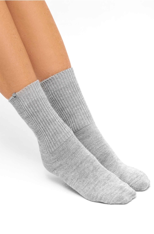 Alpaka Socken SOFT - silbergrau
