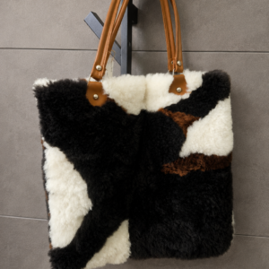 Alpaca Big Bag braun/weiB
